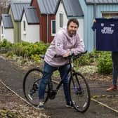 On Wednesday Sir Chris Hoy visited Social Bite's first village in Granton, Edinburgh, with the charity's founder Josh Littlejohn, to launch the Break the Cycle campaign and meet the people who run the village day to day.