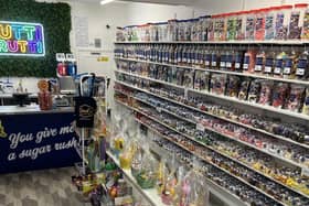 Tutti Frutti, sells a wide range of retro and American sweet bags, drinks and snacks.