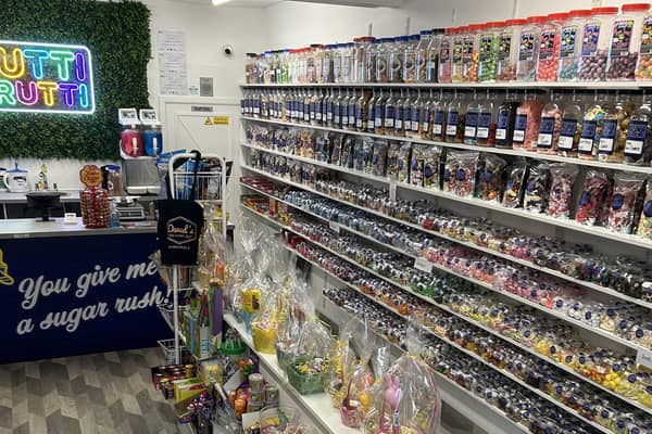 Tutti Frutti, sells a wide range of retro and American sweet bags, drinks and snacks.