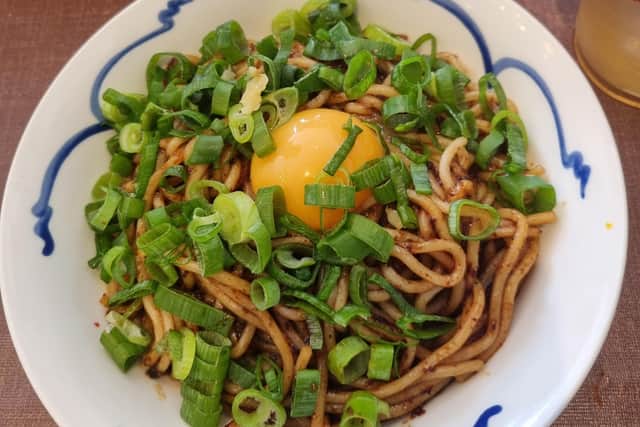 Scallion noodles