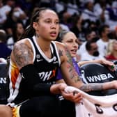 Brittney Griner, seen her during the second half during the game against the Chicago Sky at Footprint Center on October 10th, 2021, is currently detained in Russia under drug charges. Photo: Mike Mattina/Getty Images.