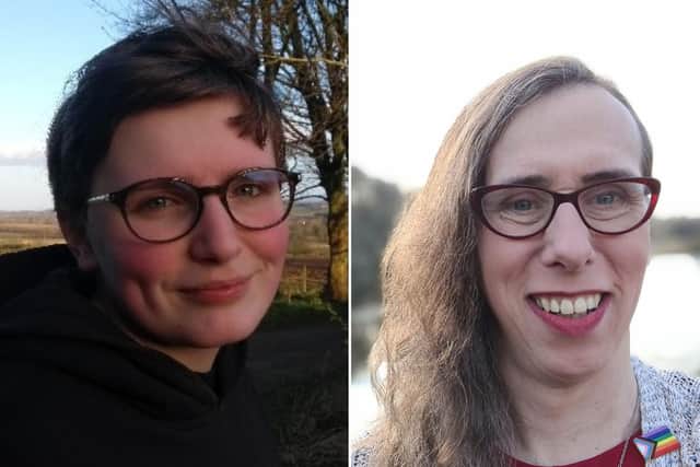 Dylan Hamilton and Heather Herbert have spoken out about their experiences of transphobia in Scotland