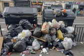 Overflowing bins were a common sight during previous strike action in Edinburgh in 2022