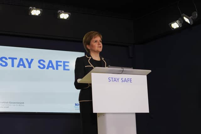 First Minister Nicola Sturgeon will give a Covid-19 update.