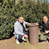 Vince Moucha and Marian Ondruska, co-founders of the Lacrima Foundation, have spent the past five years developing a biodegradable beehive that can be mass-produced to help boost populations of honey bees, which are declining worldwide