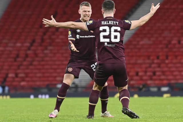 Kingsley scored the last time he played at Hampden Park. (Photo by Rob Casey / SNS Group)