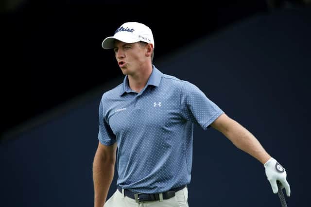 Grant Forrest during the final round of the Dubai Duty Free Irish Open at Mount Juliet on Sunday. Picture: Patrick Bolger/Getty Images.