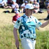 Bob MacIntyre acknowledges the crowd after holing a putt during the third round of the Made in HimmerLand at Himmerland Golf & Spa Resort in Denmark. Picture: Octavio Passos/Getty Images.