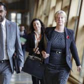 Finance Secretary Shona Robison, seen with Humza Yousaf, faces 'difficult decisions' as she prepares the Scottish Budget (Picture: Jeff J Mitchell/Getty Images)