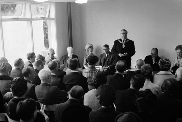 A meeting at Blackhall Library in September 1966.