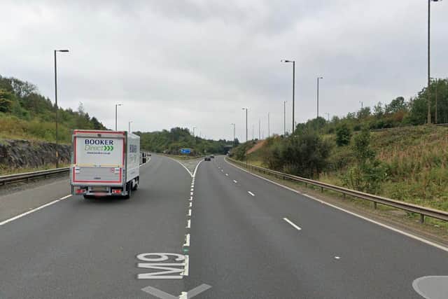 M9: One kilometre of road to be resurfaced on major Scottish motorway