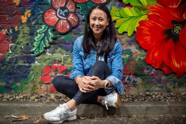 Scotsman photographer Lisa Ferguson shot Johanna Basford on location at the Colinton Tunnel