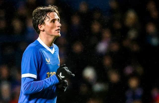 Rangers midfielder Alex Lowry has made four first team appearances for the Ibrox club since being handed his debut by Giovanni van Bronckhorst in January. (Photo by Alan Harvey / SNS Group)