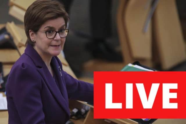 Nicola Sturgeon is to give a Covid update on the Omicron cases