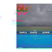 The album cover for Blur's The Ballad Of Darren, which features Gourock outdoor pool in Inverclyde