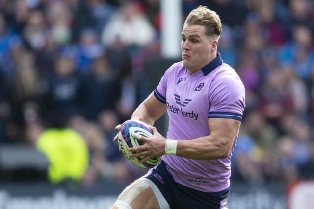 Duhan van der Merwe scored three of the best tries of the Six Nations but was also accountable for three tries conceded by Scotland. (Photo by Ross MacDonald / SNS Group)