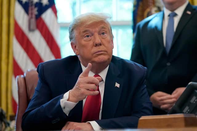 Donald Trump reportedly considered taking his presidential oath of office on The Art of the Deal, his own book about business. (Picture: Alex Edelman/AFP via Getty Images)