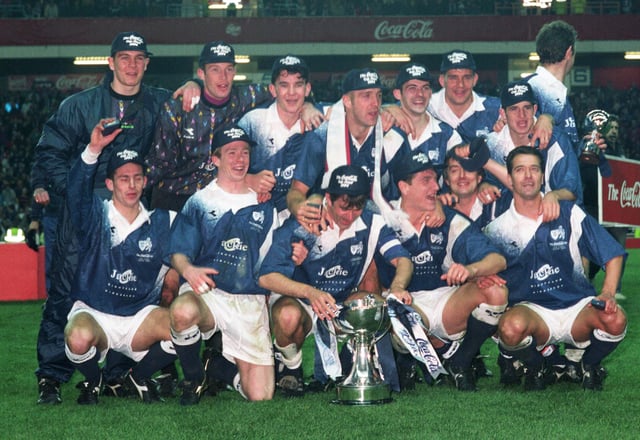 The victorious Raith Rovers team