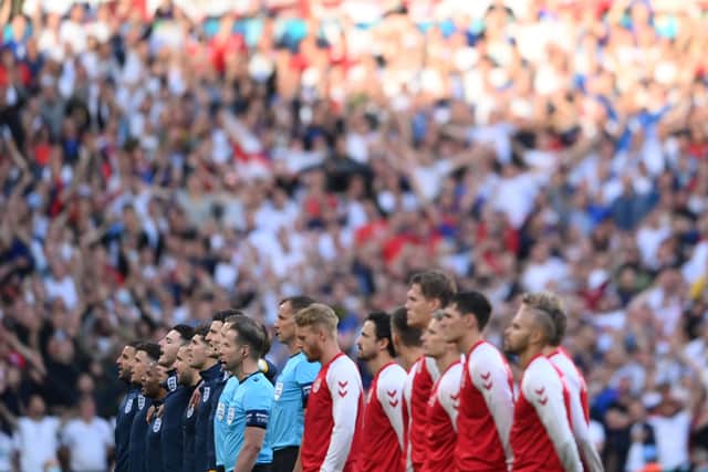 England have been charged by UEFA after fans booed during the Denmark national anthem ahead of the Euro 2020 semi-final at Wembley.