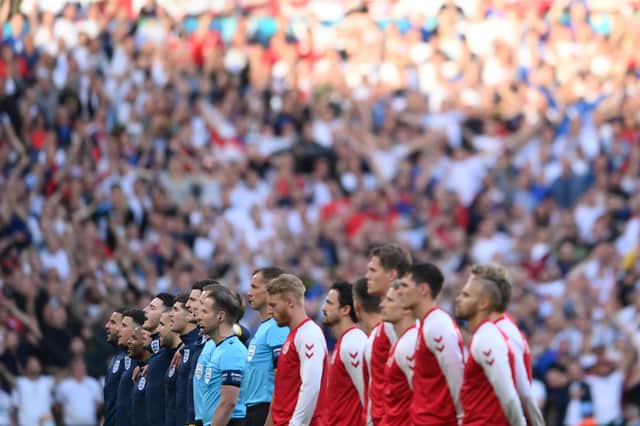 England have been charged by UEFA after fans booed during the Denmark national anthem ahead of the Euro 2020 semi-final at Wembley.