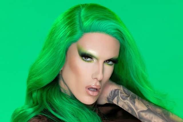 The cosmetics creator is rumoured to have had a relationship with Kanye (Picture: Youtube/Jeffree Star