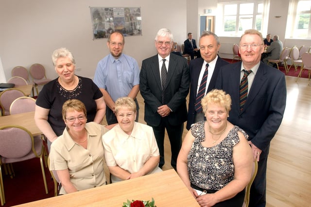 Who do you recognise in this reminder of the refurbishment at Wheatley Hill Community Centre in 2006.