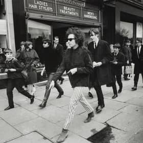 Dylan in Princes Street in 1966 (Image:Barry Feinstein)