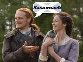 Sasannach is the Scottish Gaelic word for an Englishman, the word 'Sassenach' used in the Outlander show is derived from it.