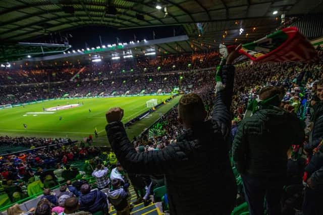 Celtic Park will look different from the usual Europa League night, on Tuesday afternoon. (Photo by Ross MacDonald / SNS Group)