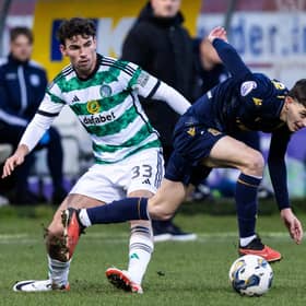 Celtic's Matt O'Riley is the subject of a transfer bid from Atletico Madrid. (Photo by Ross Parker / SNS Group)