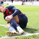 Ross Callachan suffered the injury during Ross County's 2-0 defeat by Celtic.