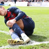 Ross Callachan suffered the injury during Ross County's 2-0 defeat by Celtic.