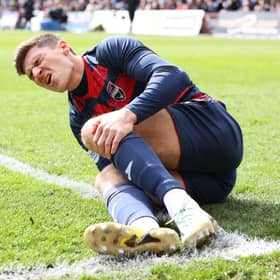 Ross Callachan suffered the injury during Ross County's 2-0 defeat by Celtic.