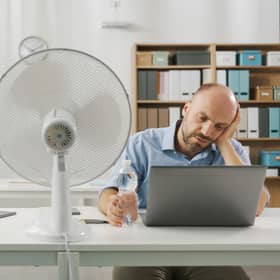 When is it too hot to go to work?