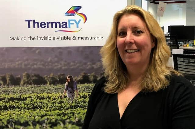 Amanda Pickford, founder of Kelso based Shock Innovations, trading under ThermaFY.