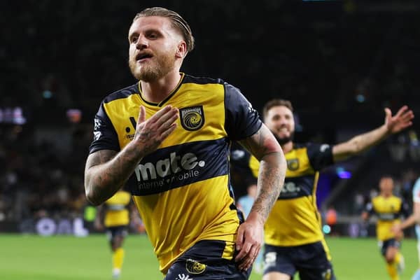 Jason Cummings has left Central Coast Mariners for Indian Super League club Mohun Bagan Super Giant. (Photo by Mark Metcalfe/Getty Images)