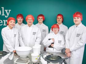 Students on their placement with Macphie