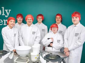 Students on their placement with Macphie