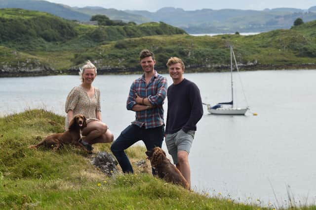 Emily, Archie and Jack Cadzow