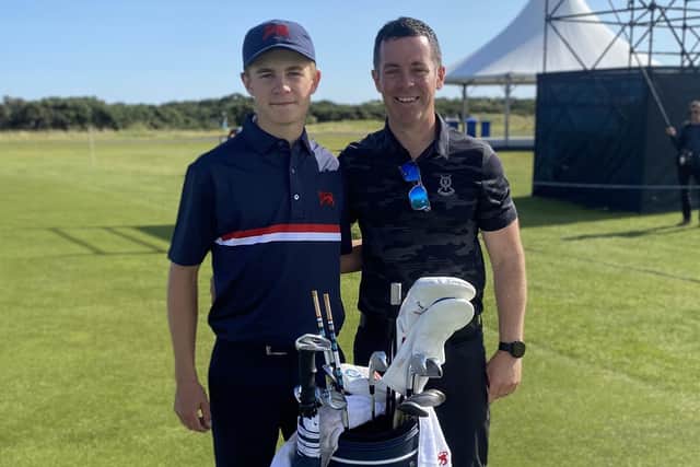 Irishman Fintan Bonnner, one of the senior instructors at St Andrews Links Golf Academy, has worked with Connor Graham for seven years. Picture: St Andrews Links