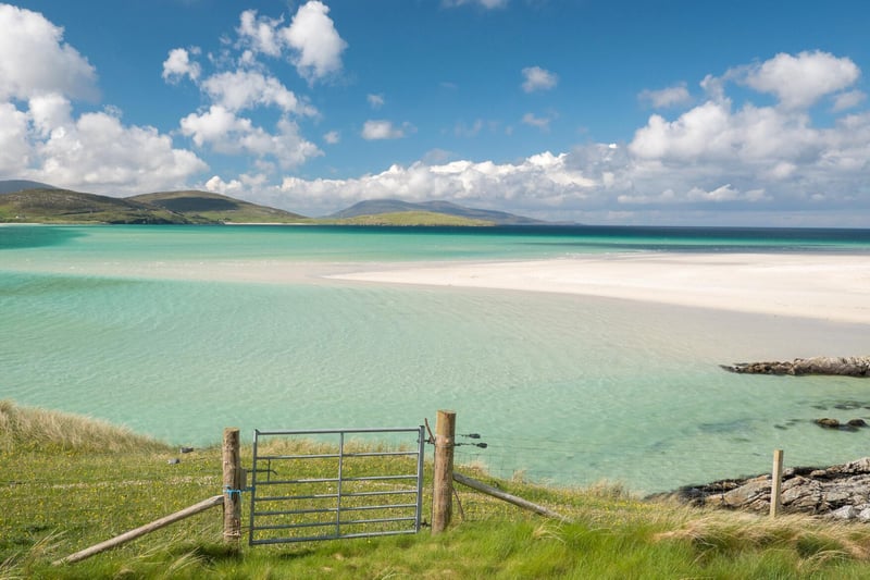 You can find this beach on the west coast of South Harris in the Outer Hebrides. At Luskentyre, white sands ripple down to deep aquamarine waters - imparting a feeling of being in a completely different country. Back in 2017, it placed number four in the ‘top 10 UK beaches’ awards.