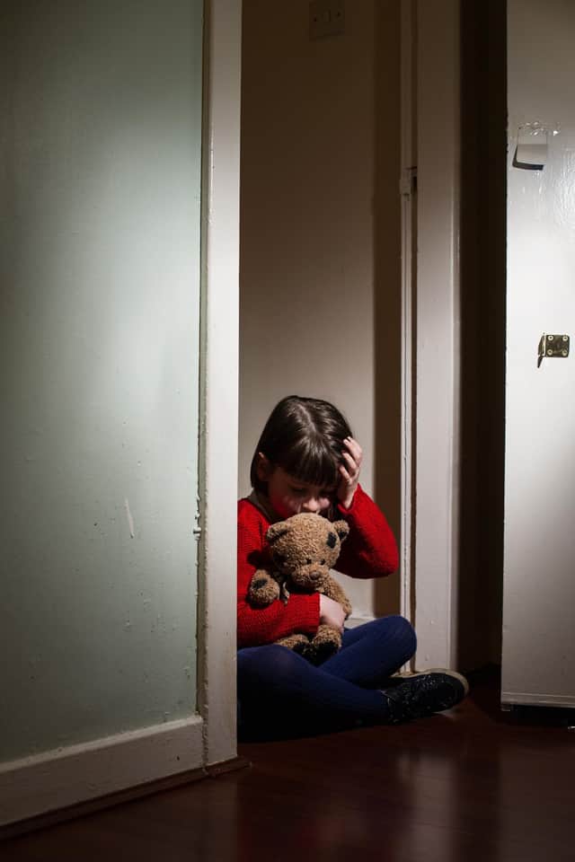 The report's authors warned that a lack of information around instances of domestic abuse could compromise the safety of children. Picture: John Devlin