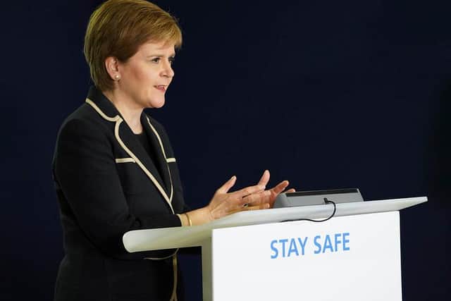 Nicola Sturgeon has suggested the Scottish Government's response to Covid-19 may change in the coming months.