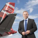 Loganair chief executive Jonathan Hinkles described the air traffic control charge increase as "rapacious". (Photo by Loganair)