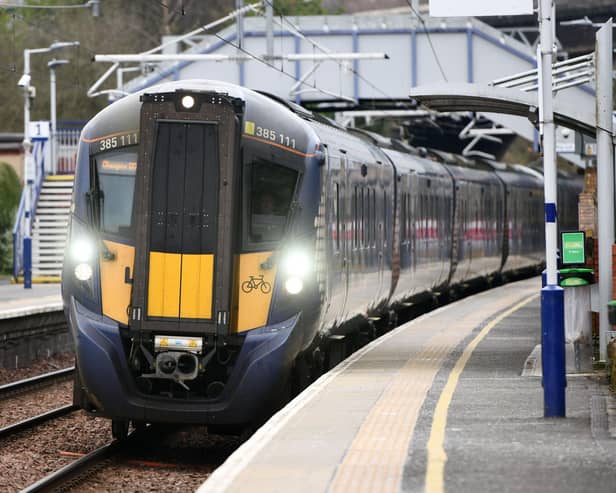ScotRail has suspended all of its services on Friday due to weather warnings from Storm Eowyn.  (Pic: Michael Gillen)