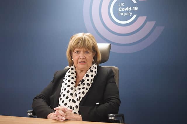 Chair of the UK Covid-19 Inquiry Baroness Heather Hallett