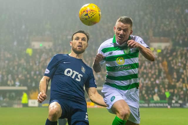 Kilmarnock's Stephen O'Donnell and Celtic's Jonny Hayes are both out of contract at the end of the season. Picture: SNS