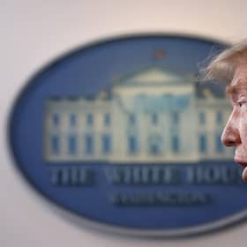 President Donald Trump may allow the ship to dock in Florida. Picture: AP Photo/Alex Brandon