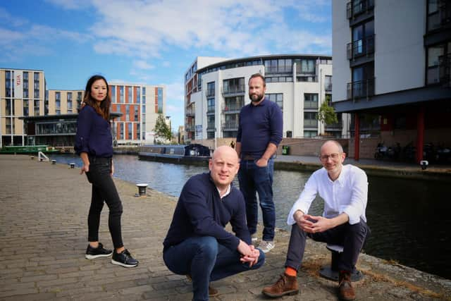 From left: Nicola Wee, chief marketing officer; Jamie Hunter, chief operating officer; Joseph Twigg, CEO; and Andy Johnston, chief revenue officer. Picture: contributed.