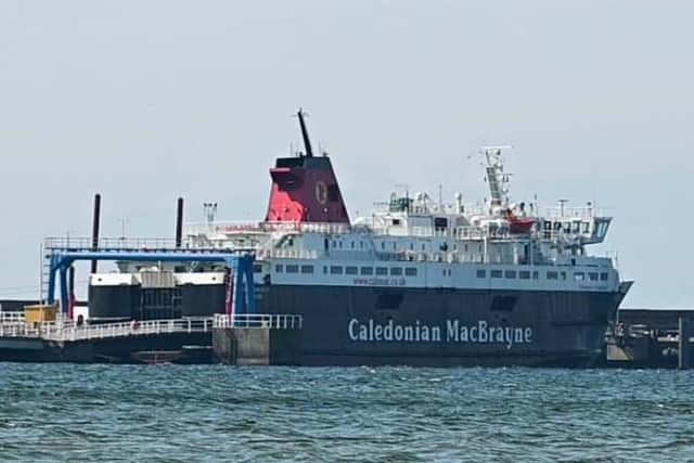 Engine repairs to Caledonian Isles, Arran's main ferry, are not due to be completed until May 3 (Picture: John Devlin)